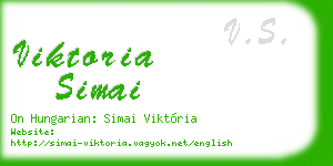 viktoria simai business card